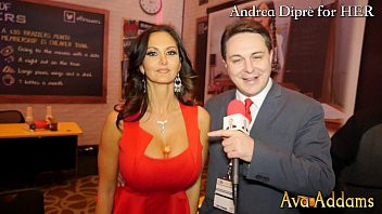 Play Ava Addams plays with her boobs for Andrea Diprè