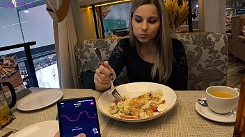 Play Public Remote Vibrator In Ikea And Restaurant - SFW By Letty Black