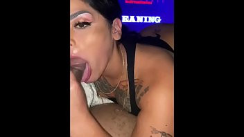 play BEST DEVILS THROAT POV Deepthroat gagging spitting blow job video