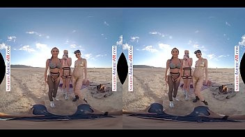 Play Naughty America - VR you get to fuck 3 chicks in the desert