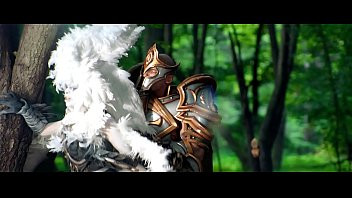 Play Gametusy fantasy series porn parody trailer - Fallen Angel and Palasin costume fuck
