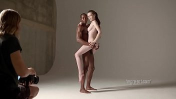 Play Cute pale european teen Emily Bloom in interracial sex behind scenes