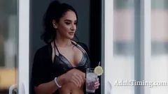 Play Latina Step Mom in Threesome with Best Friend and Double Penetration
