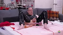 Play Mature Brit Anal Play with Dildos & Vibrator