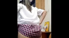 Play Homemade Porn Video: Big-Titted MILF Sister Shows Off Tight Pussy in Professor's Office