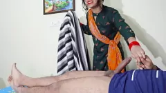 Play Hindi Audio Sex: Desi Maid Amazed by Bulging Dick