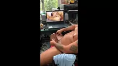 Play Sebastian Rio Edging and Oiling His Fat Uncut Cock - Big Cumshot