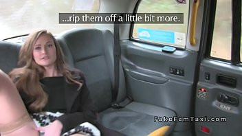Play Redhead cab driver and brunette in sixty nine